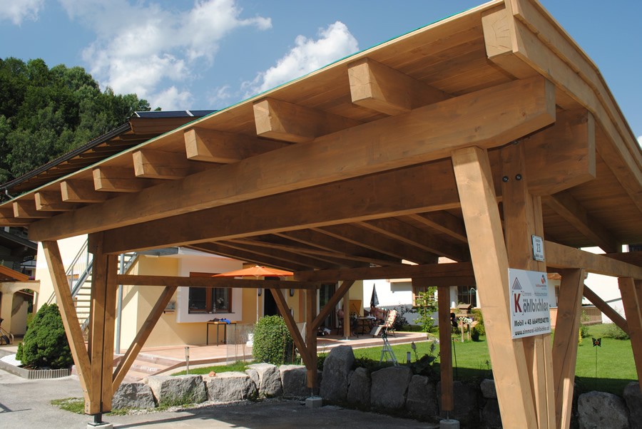 Carports Zimmerei Holzbaumeister Köhlbichler